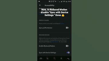 How to disable Sync with Device Settings ⚙️ in Discord Mobile #roduz #discord #howto #how #sync #set