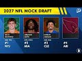 WILD 2027 NFL Mock Draft Ft. 7 QBs In Round 1 From Bleacher Report | Round 1 Projections