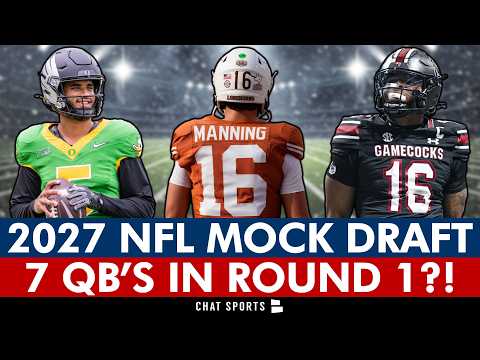 WILD 2027 NFL Mock Draft Ft. 7 QBs In Round 1 From Bleacher Report | Round 1 Projections