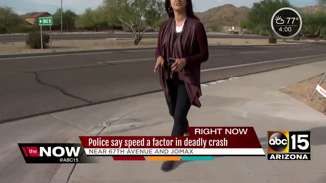 Teen girl killed in North Phoenix crash - YouTube