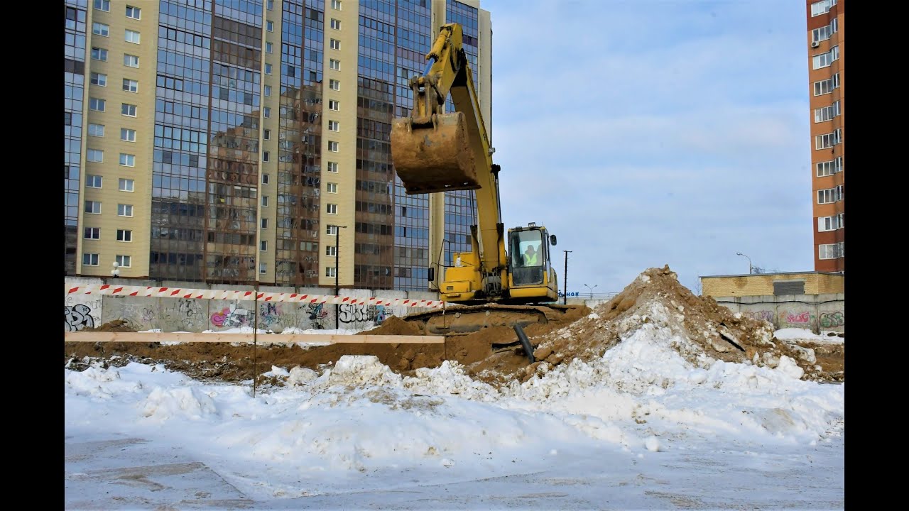 В Жуковском стартовало строительство дома для переселения жителей - YouTube