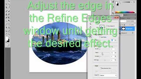 Making a transparent fading oval picture using Photoshop CS5