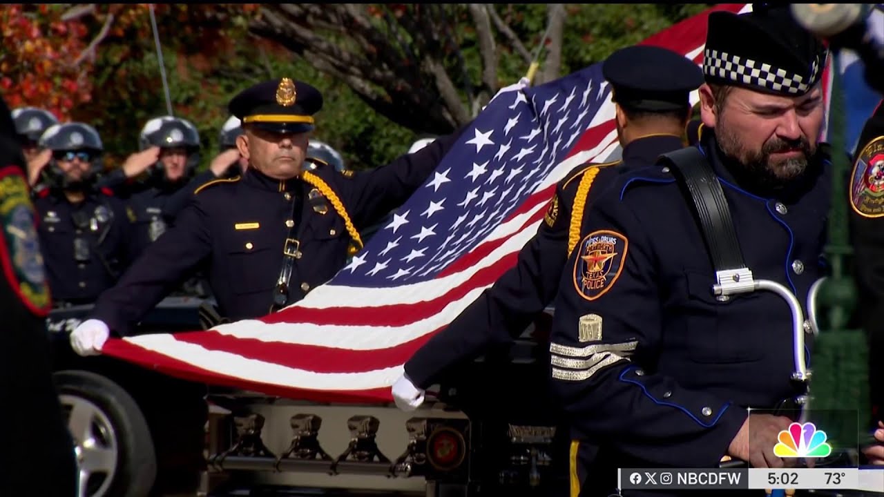 More than 2,000 attend funeral for Terrell police officer killed in the ...