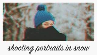 how to shoot and edit portraits in snowy conditions