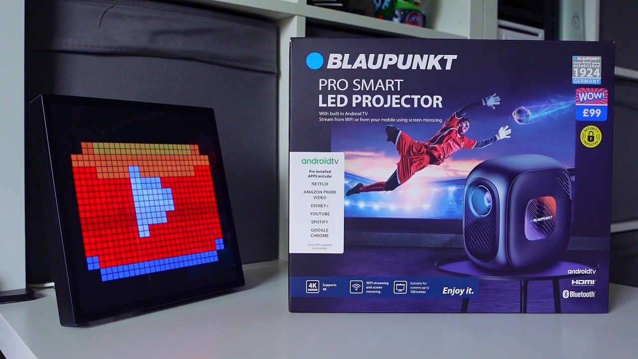 This £99 BLAUPUNKT Pro Smart LED Projector Is A Gaming Beast