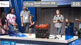 VEX Worlds 2016 - VEXIQ Middle School - Science - Qual 206 (10520B 44757A) 0
