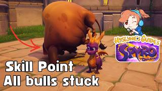 How to get all bulls stuck in Town Square Skill Point - Spyro the Dragon Reignited Trilogy