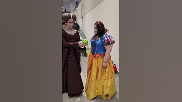 Thumbnail of Her sweet little face at the end- 🥺💀#EvilStepmother #nycc23 #LadyTremaine #snowwhite #lifeofcosplay