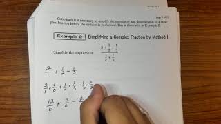 Section 6.4 - Complex Fractions - Example 2