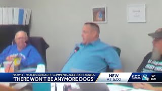Mayor of small Iowa town makes comment about shooting dogs in community