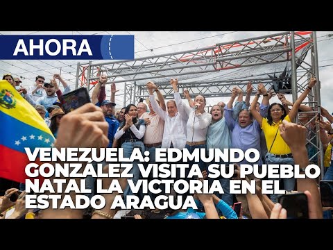 Edmundo González visita su pueblo natal La Victoria en el estado Aragua - 18May