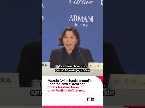 Video Maggie Gyllenhaal denunció un problema sistémico contra las directoras en el Festival de Venecia