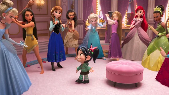 Vanellope meets Disney Princesses | Wreck-It Ralph 2: Ralph Breaks the Internet  | Animated Stories - DayDayNews