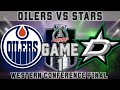 Game 1: Edmonton Oilers vs Dallas Stars 🔥 Western Final | Interactive Watch Party!