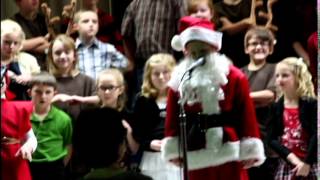 Holiday Program Choir and 2nd grade