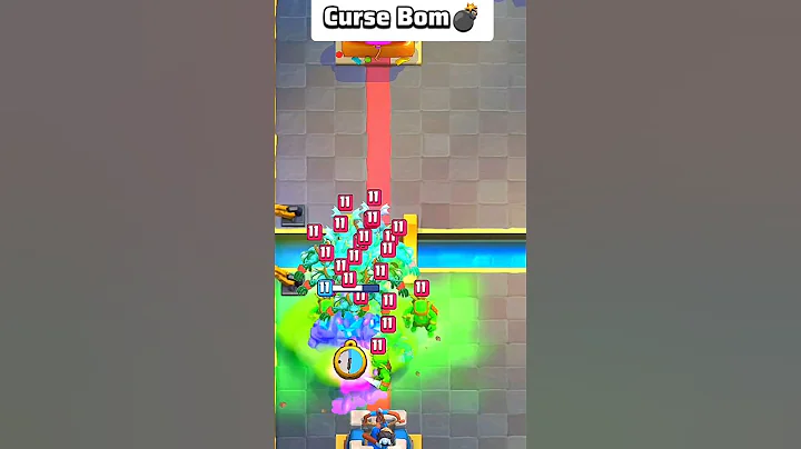 Goblin Curse bom in Clash Royale #shorts