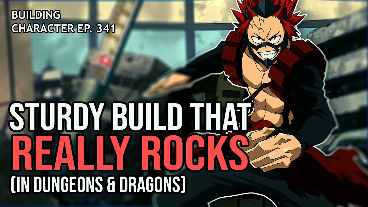 How to Play Ejiro Kirishima in Dungeons & Dragons (My Hero Academia Build for D&D 5e)