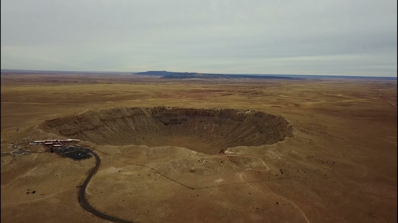 "Exploring the Meteor Crater in Arizona | Stunning Aerial Drone Footage"