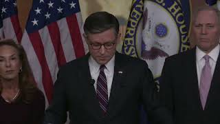 Speaker Johnson Delivers Remarks at House Leadership Press Conference