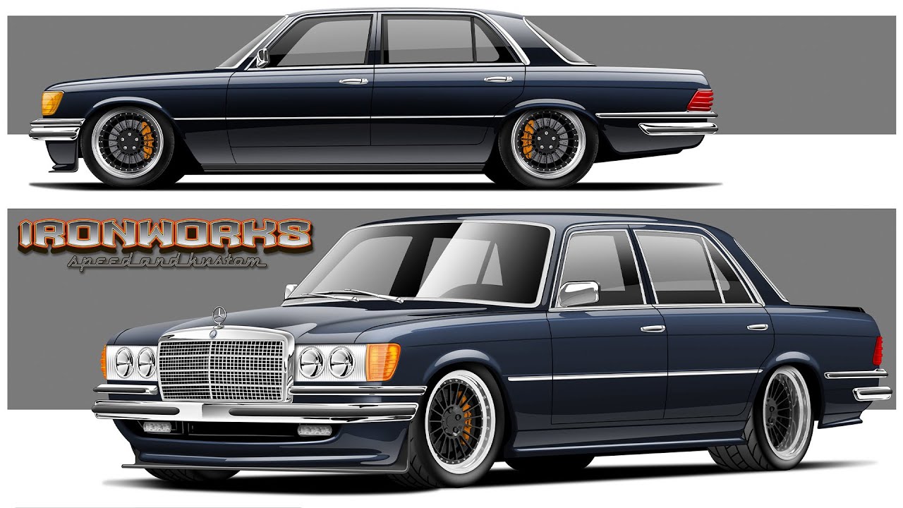 フランスベツト 67 & '70 Chevelle, '71 Cuda '73 Ford Dentside & Mercedes 450 SEL