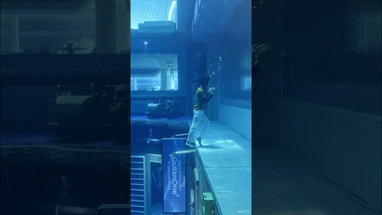 Moonwalk at 12 meters deep