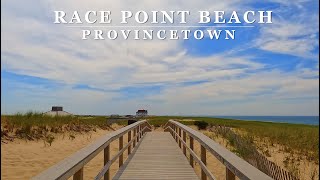 [4K] Scenic CAPE COD Race Point Beach: Provincetown, MA - Scenic Beach Walk with Binaural 🎧