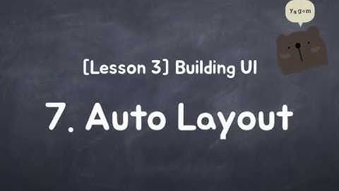iOS for Starter - Auto Layout