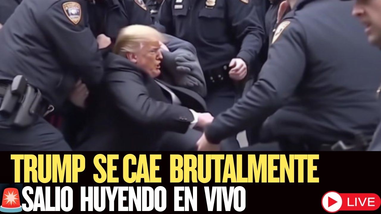 TRUMP SE VUELVE A DERRUMBAR SALIO CORRIENDO DE LA CASA BLANCA EN VIVO ...