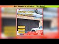 8x7FT(254x218cm) Garage Door Curtain Thickened Oxford Cloth Cold-Proof Warm Windproof Magnetic
