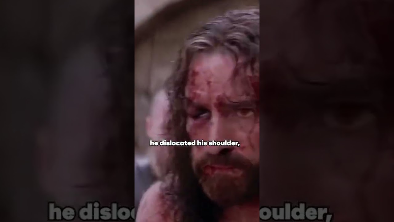 The real suffering of Jim Caviezel | The Passion of the Christ #shorts #movie