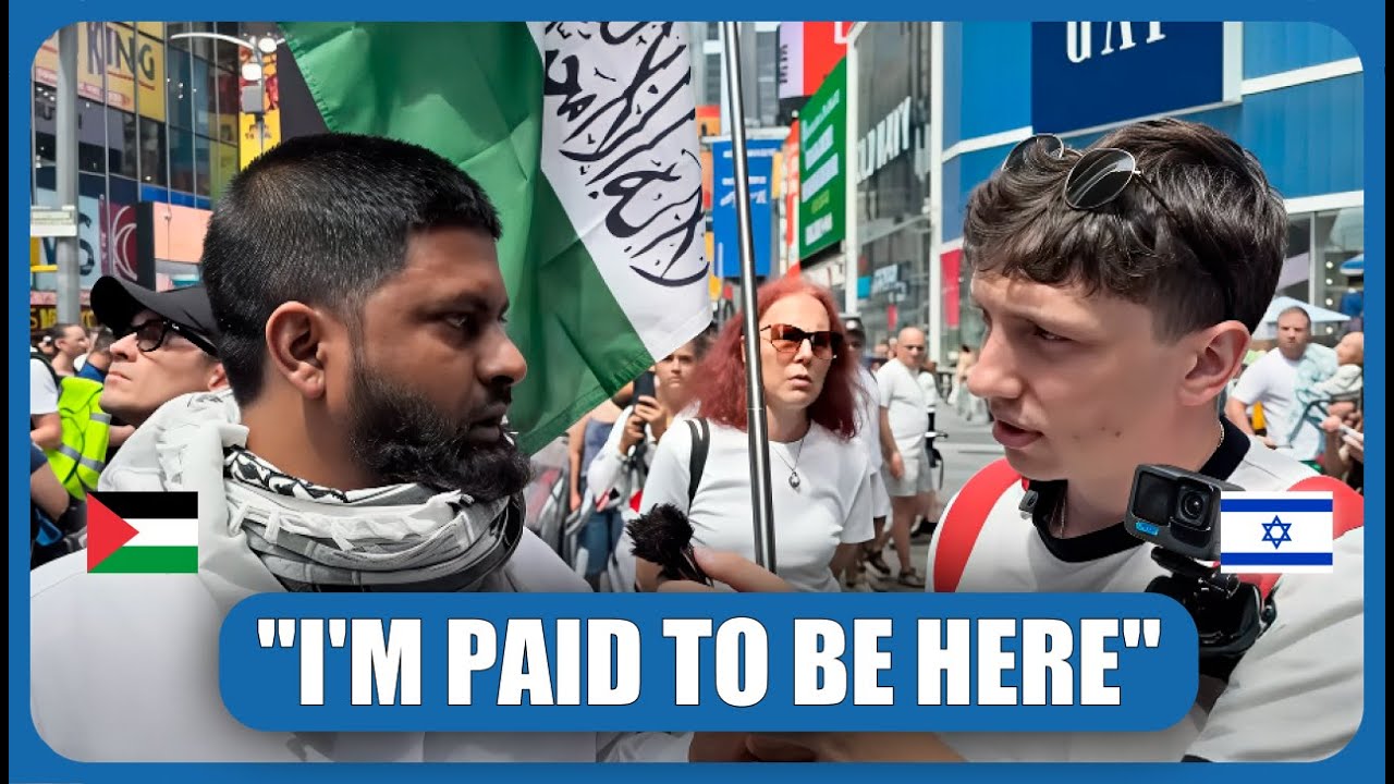 Undercover Zionist Exposes Paid Protesters at Pro-Palestine Rally