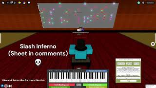Slash Inferno on Roblox Piano