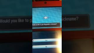 Shiny magnemite for the ultra sun dream team