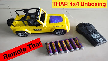 Rc Thar Radio Control 1:18 Scale 4x4 Unboxing And Testing | 3D Lighting Car