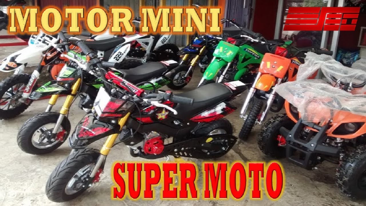 Motor Mini Trail Super Moto All New 50 CC 2 Tak Depok YouTube