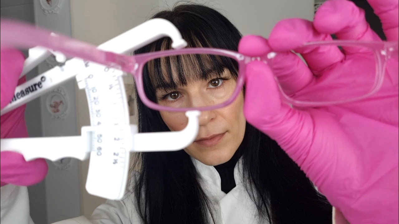 Eye test ophthalmologist | talking | ASMR