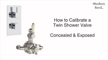 How to Calibrate a Twin Shower Valve