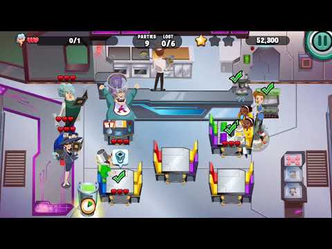 2018 Diner Dash Rocket Diner level 90 － VIP Grael Keene