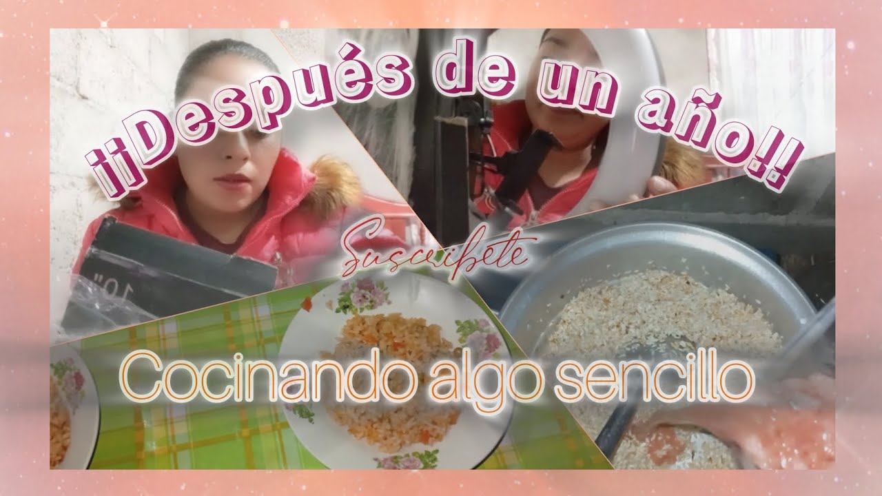 ¡¡Después de un año!!🤭 algo sencillo 