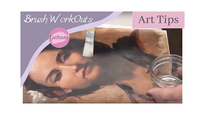 Varnishing an oil Painting