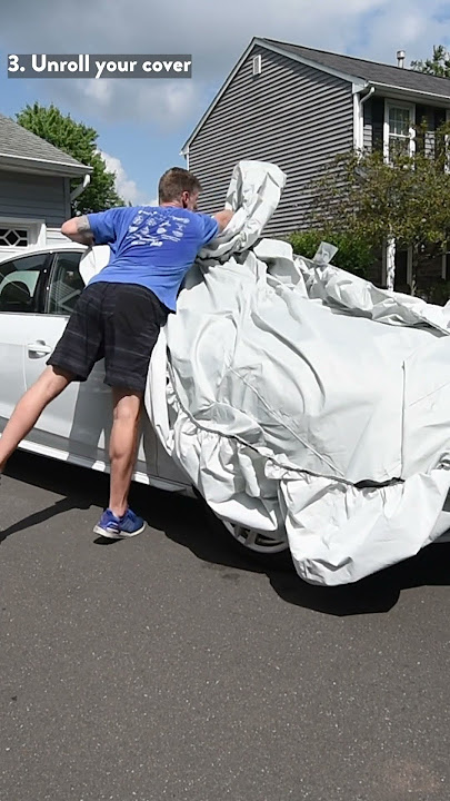 How To Put On A Car Cover #empirecovers #cars