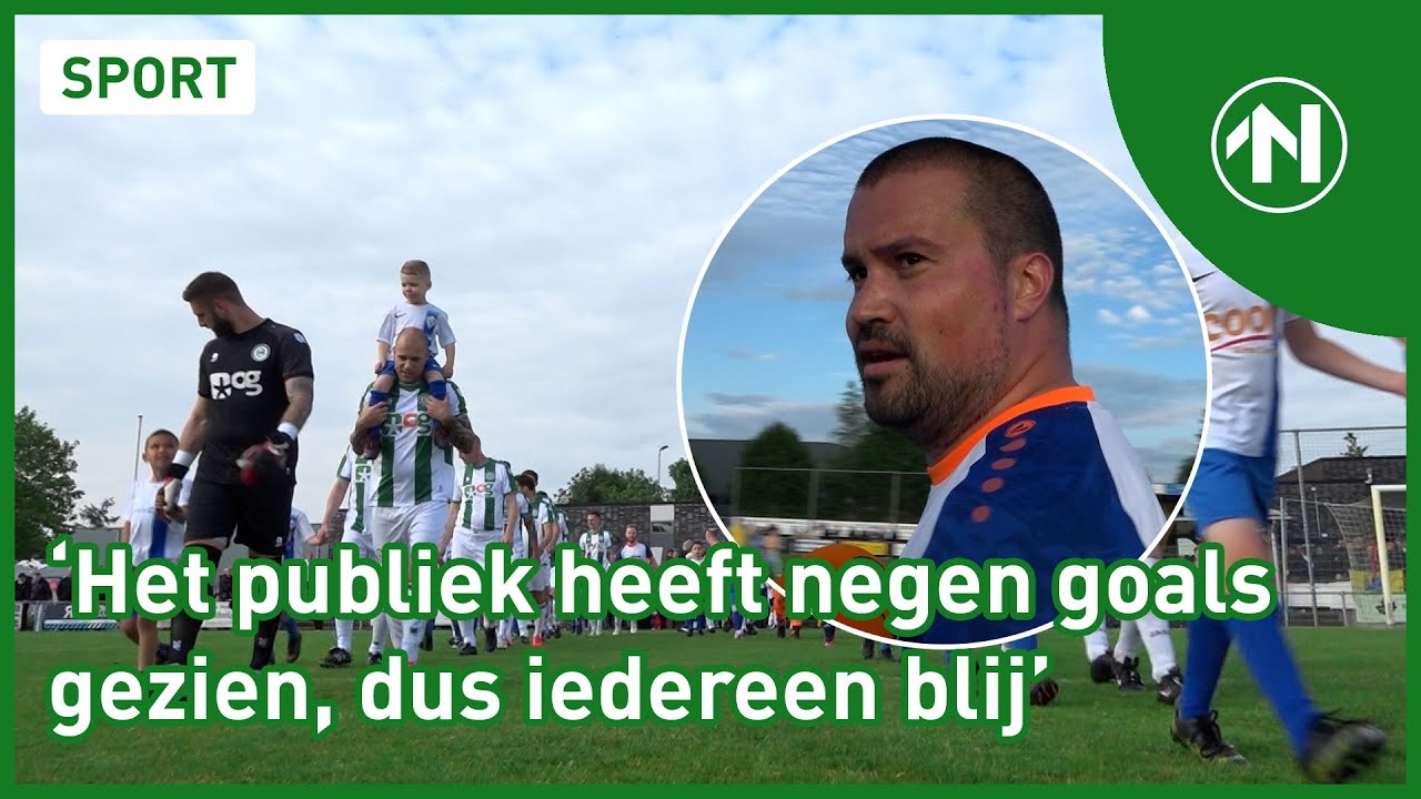 Sterrenteam RTV Noord krijgt klop van Oud FC Groningen bij VV Omlandia