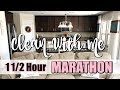 CLEAN WITH ME MARATHON | OVER 1 1/2 HOUR OF EXTREME CLEANING MOTIVATION | CLEANING ROUTINE
