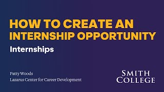 How to Create an Internship Opportunity