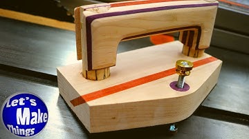 The Advanced Grippy Push Block // ASMR Woodworking