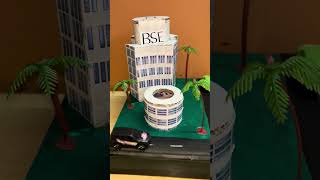 #cardboardcraft #wastematerialcraft #viral #3dmodel #cardboardmodel #handmade #bombaystockexchange