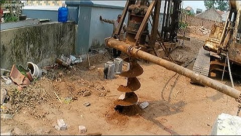 Thi Công Móng Nhà Bằng Phương Pháp Khoan Nhồi Ép Cọc Bê Tông Thủy Lực - Chi Tiết Máy Móc Hiện Đại
