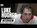 Luke Hughes talks Michigan&#39;s Adam Fantilli NHL Potential &amp; Feeling Ready for New Jersey Devils Debut