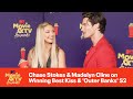 Chase Stokes & Madelyn Cline on Winning Best Kiss & 'Outer Banks' S2 | 2021 MTV Movie & TV Awards