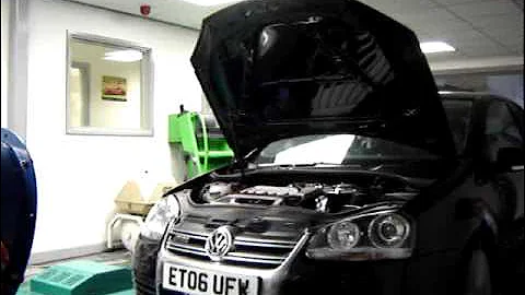 VW Golf Mk5 R32 TRD Supercharged stage1 Dyno run